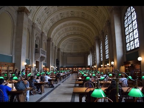 boston public library self guided tour