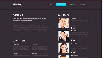 Accounting Website Responsive Website Template