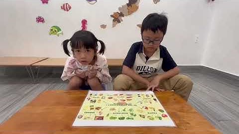 Tiếng Anh Giao Tiếp Phan Thiết: Gum and Petro practice talking about At The Supermarket