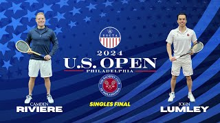 2024 U.S. Open Singles Final - Riviere vs. Lumley