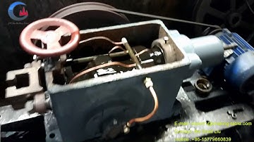 small shaking table gearbox working
