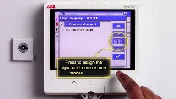 How to Create a Chart Signature on an ABB RVG200