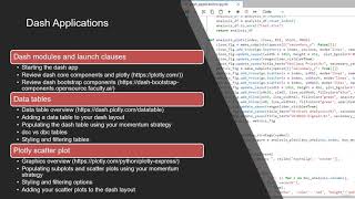 Dash Application Basics [Python Interactive Algorithmic Trading Assistant with APIs]