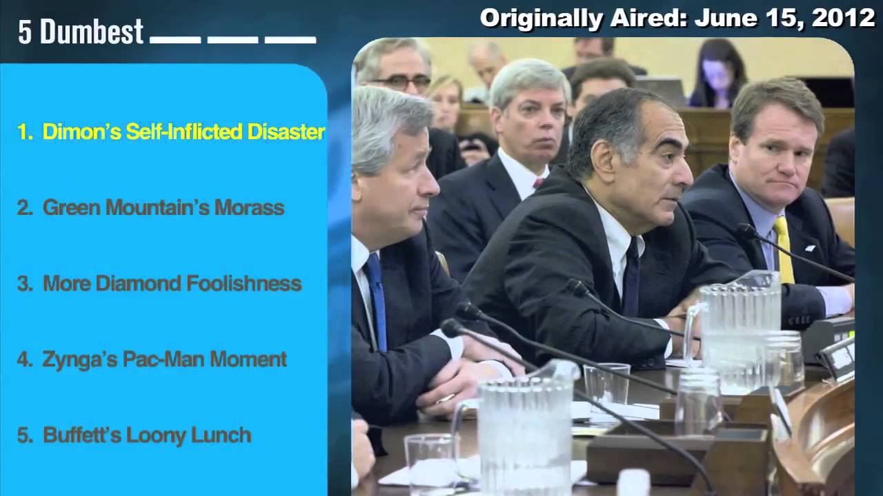 The 5 Dumbest Things on Wall Street: 2012 Recap The 5 Dumbest Things on Wall Street: 2012 Recap