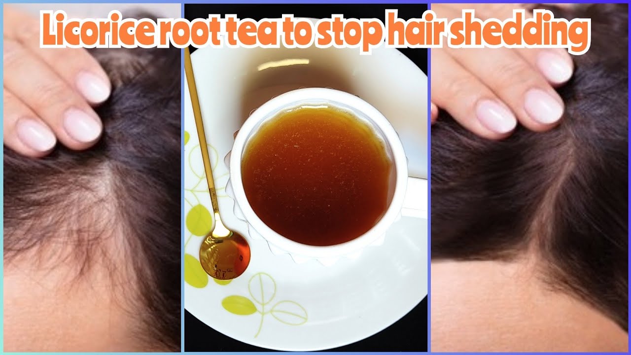 LICORICE ROOT TEA benefits for hair growth Hair tea rinse to stop hair