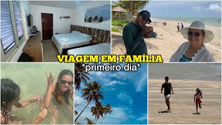 VIAGEM EM FAMÍLIA | TOUR PELO QUARTO + DIA NA PRAIA! 😍 | Mãe Aos 13