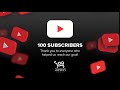 You Did It! Thank You for Helping Us Reach 100 Subscribers | TTG