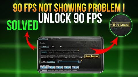 BEST WAY TO UNLOCK 90/120 FPS IN PUBGM/ BGMI 😍| HOW TO UNLOCK FPS 🔥