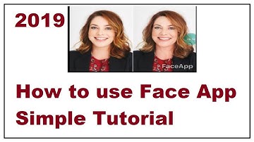 How to use Face App Simple Tutorial