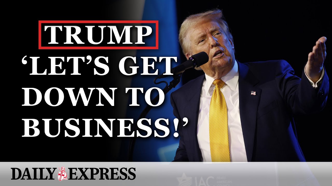 IN FULL: Donald Trump addresses Israeli American Council in DC