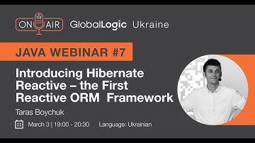 Taras Boychuk Introducing Hibernate Reactive the First Reactive ORM Framework