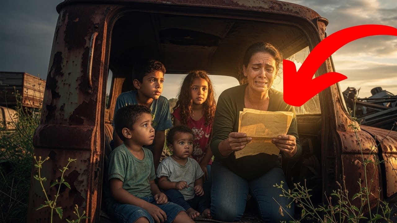 GRAVIDA COM 3 FILHOS FOI MORAR em CAMINHÃO CHEIO FERRUGEM, ENCONTROU PAPEIS QUE MUDARIA SUAS VIDAS