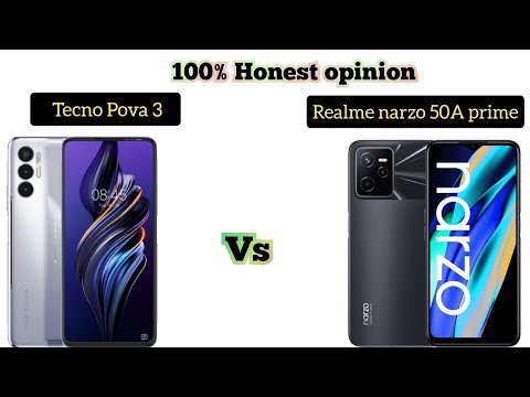 Tecno pova 3 Vs Realme narzo 50A prime