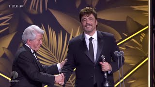 Premios PLATINO 2023 - Discurso del Premio de Honor Benicio del Toro