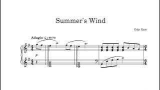 Summer's Wind | Original Piano Composition (Sheet ) - Edin Kaso