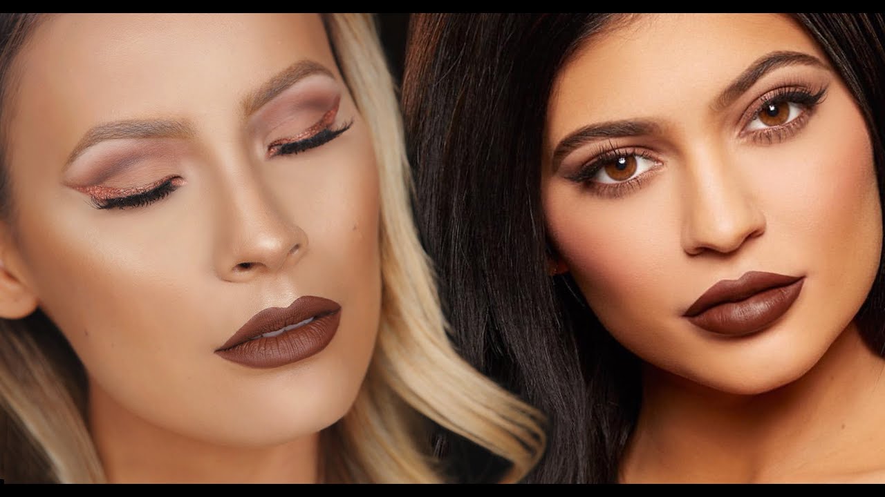 Rose Gold Wing W Lip Kit By Kylie Jenner True Brown K Youtube