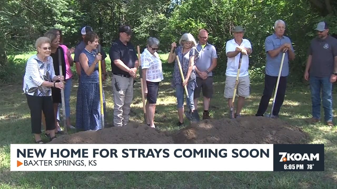 Baxter Springs breaks ground on a new animal shelter