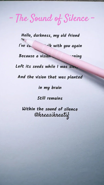 Emily Linge’s Haunting Version of “The Sound of Silence” – Originally by Simon & Garfunkel