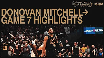 Donovan Mitchell | Cavs vs Magic, Game 7 Highlights | 5.5.2024