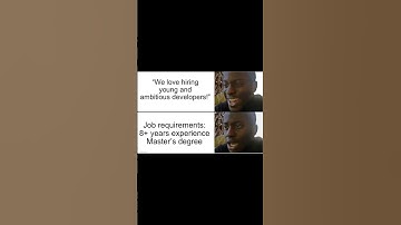 Job requirements... #programmerhumor #shorts #short