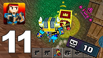 Pixel Gun 3D - Gameplay Walkthrough Part 11 - 11 Kills, TOP - 1 (Android Games)