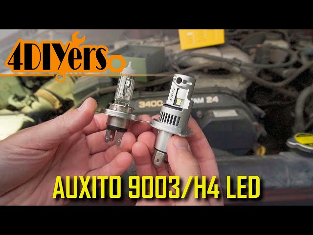 Review: AUXITO H4:9003 LED Headlight Bulbs 100w 