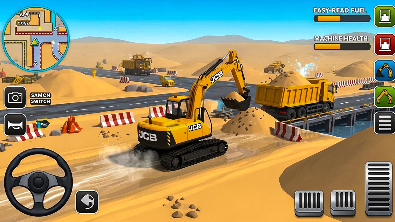 JCB Excavator Simulator - Digging And Trenching - Android Gameplay 