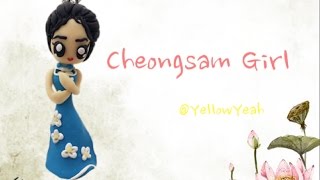 20161017 EP 1 Polymer Clay Show&Tutorial--Cheongsam Girl 软陶作品秀/教学—旗袍女孩