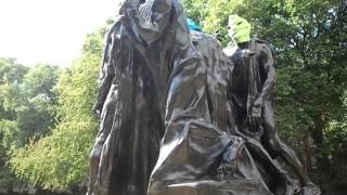 Putting Pussy Riot balaclavas on Rodin's Burghers of Calais