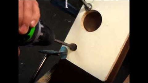 Replace small lock on wood door