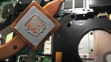 Ужасный перегрев Центрального процессора и материнской платы ноутбука 80* И результат после ремонта!