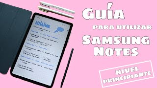 GUÍA para utilizar SAMSUNG NOTES (Principiantes) - StudyPat