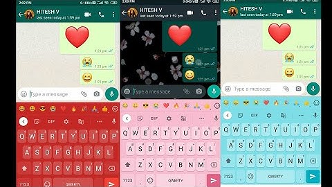 || Whatsapp ke Keyboard ka Colour kaise change kare ||❤️