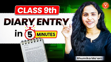 🤯 Diary Entry: How to Write it PERFECTLY in less than 5 Mins! | Class 9 English Format!
