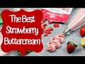 How to Make Strawberry Buttercream | CHELSWEETS