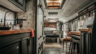 This architecture student turned an old school bus into a tiny home