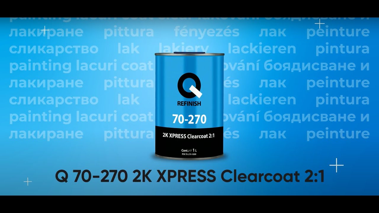 Q-Refinish 70-270 2K Xpress Clearcoat 2:1