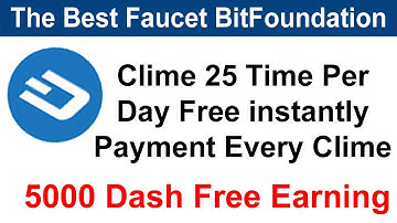 bitfoundation Dash Earning Website Earn 5000 Dash Every 5 Minute 25 Time Clime Online Millionaire