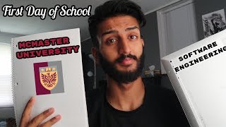 First Day of School!! | McMaster University | Software Engineering