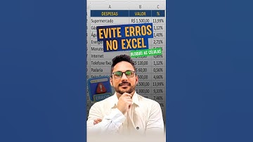 Bloquear Células no Excel em menos de 60 Segundos! Proteja Fórmulas com Senha