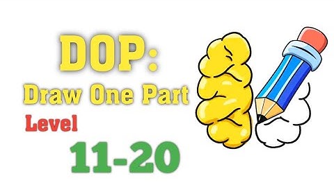 Draw One Part (DOP) Game Level 11-20 Walkthrough | Puzzle Games