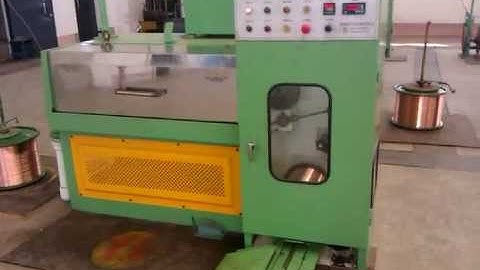 fine wire drawing machine with continuous annealing