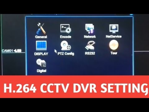 H.264 CCTV DVR SETTING||DVR SETTING||DVR FUNCTION||DVR ALL SETTINGS
