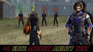 +4 ELITE ANDREW character ability full details || Elite Andrew character ability test || ANDREW !!!
