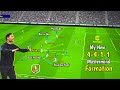 My new 4411 masterclass supermecy  best formation efootball 24 mobile  pes empire 