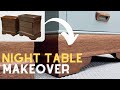 EASY night table MAKEOVER: Giving BIG BOX STORE FURNITURE a facelift || flipping furniture