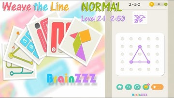 BrainZZZ Weave the Line NORMAL All Level #puzzle #solution #answer