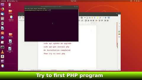 LAMP Part 1 Install php and apache