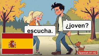 10 Easy Spanish Conversations for Beginners (A1-A2) | 15 Min Practice