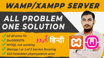 How To Fix Wampserver Error | How To Fix XAMPP Server Error | WAMP Installation Error Rahber Academy